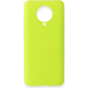 Xiaomi Poco F2 Pro Kılıf Lansman Içi Kadife Nano Silikon - Sarı