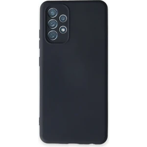 Samsung Galaxy A52S Kılıf Lansman Içi Kadife Nano Silikon - Koyu Gri