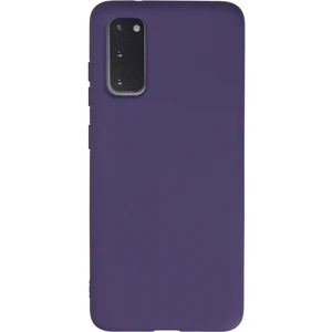 Samsung Galaxy S20 Kılıf Lansman Içi Kadife Nano Silikon - Mor