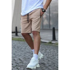 Bej Regular Fit Basic Erkek Şort  5464