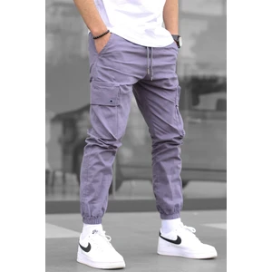 Erkek Gri Kargo Cep Pantolon 5647