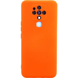 Tecno Camon 16 Kılıf Lansman Içi Kadife Nano Silikon - Turuncu