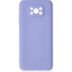 Xiaomi Poco X3 Kılıf Lansman Içi Kadife Nano Silikon - Lila