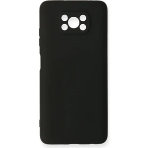 Xiaomi Poco X3 Kılıf Lansman Içi Kadife Nano Silikon - Siyah