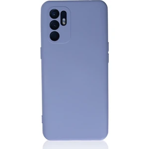Oppo Reno 6 Kılıf Lansman Içi Kadife Nano Silikon - Lila