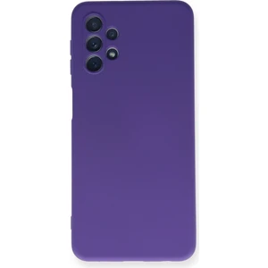 Samsung Galaxy A13 4g Kılıf Lansman Içi Kadife Nano Silikon - Mor