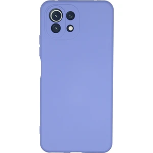 Xiaomi Mi 11 Lite Kılıf Lansman Içi Kadife Nano Silikon - Lila