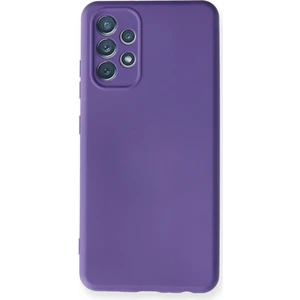 Samsung Galaxy A32 Kılıf Lansman Içi Kadife Nano Silikon - Mor