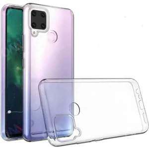 Realme C15 Kılıf Şeffaf Silikon Lüx