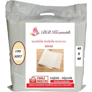 Tek Kullanımlık Manikür Pedikür HAVLUSU(40X40)100 Adet