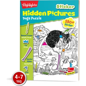 Sticker Hidden Pictures - Doğa Puzzle