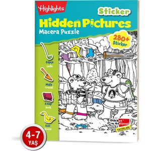 Sticker Hidden Pictures - Macera Puzzle