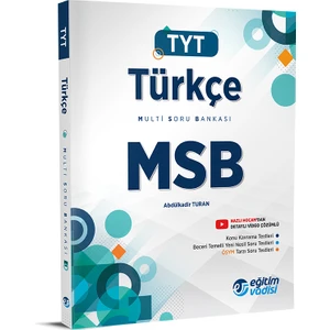 Eğitim Vadisi Yayınları TYT Türkçe MSB (Multi Soru Bankası)