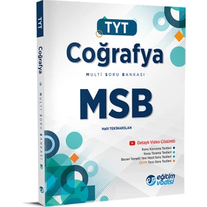 Eğitim Vadisi Yayınları TYT Coğrafya MSB (Multi Soru Bankası)
