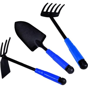 Escpowertools Hobi Bahçe Seti 3’lü Kürek Tırmık ve Çapa Çiçek Bakım Seti