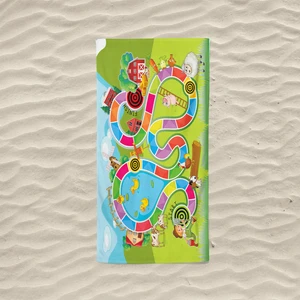 Marte Home Çocuk Oyun Desenli Plaj Havlusu