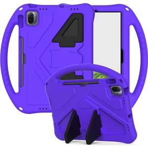 Hafif Cabrio Kickstand Çocuk Dostu Eva Koruyucu Kapak Xiaomi Pad 5/ Pad 5 Pro - Mor (Yurt Dışından)