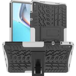 Xfashion Huawei Matepad 11 Için Pc + Tpu Hibrit Tablet Kılıfı - Beyaz (Yurt Dışından)