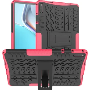 Xfashion Huawei Matepad 11 Için Pc + Tpu Hibrit Tablet Kılıfı - Pembe (Yurt Dışından)