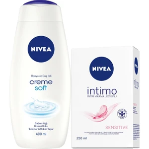 Creme Soft Duş Jeli 400 Ml + Nivea Vücut Temizleme Jeli 250 Ml