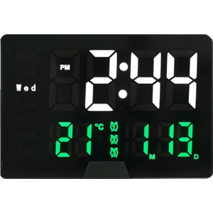 B Baosity Büyük Ekran Elektronik Dijital Çalar Saat Işık Algılama Kontrolü 3 Alarm Siyah Çerçeve (Yurt Dışından)