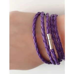 Deri Magnetik 93 cm Italyan Özel Tasarım Bileklik