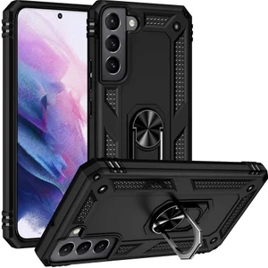 Samsung Galaxy S22 Kılıf Yüzüklü Zırh Tank Vega