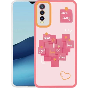 Vivo Y20 Kılıf Desenli Renkli Figürlü Kapak