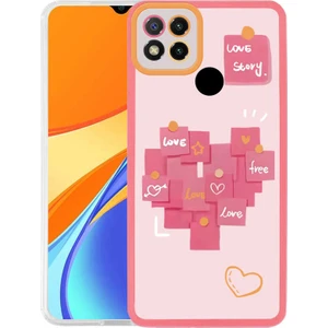 Xiaomi Redmi 9c Kılıf Desenli Renkli Figürlü Kapak