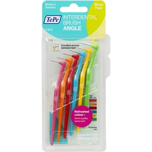 Angle Saplı Arayüz Fırçası Karışık Renk 6 Lı