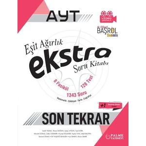 Palme Yayıncılık AYT Eşit Ağırlık Ekstra Soru Kitabı Son Tekrar