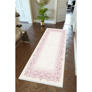 10 Post Online Yolluk Gri Beyaz Bordo Kaymaz Kesme Yıkanabilir Ince Dijital Baskı Koridor Halısı