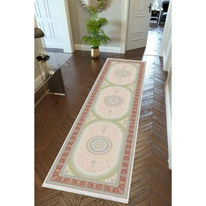 10 Post Online Yolluk Salon Halısı Bej Kaymaz Kesme Yıkanabilir Ince Dijital Baskı Koridor Halısı