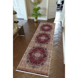 10 Post Online Yolluk Salon Halısı Kahverengi Bordo Kaymaz Kesme Yıkanabilir Ince Dijital Baskı Koridor Halısı