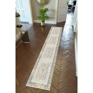 10 Post Online Yolluk Gri Kaymaz Kesme Yıkanabilir Ince Dijital Baskı Koridor Halısı