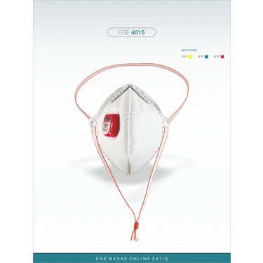 Ege Maske Ege 4015 V Ffp3 Nr N99 Ventinli Maske