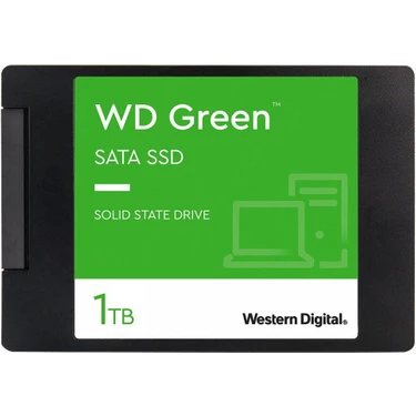 Wd 1TB Green WDS100T3G0A 545-465 MB-S 2.5 Inç 7mm Sata