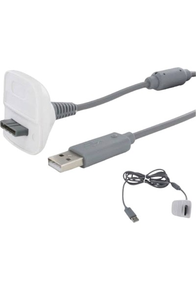 Yues Xbox 360 Gamepad Oyun Kolu USB Şarj Kablosu