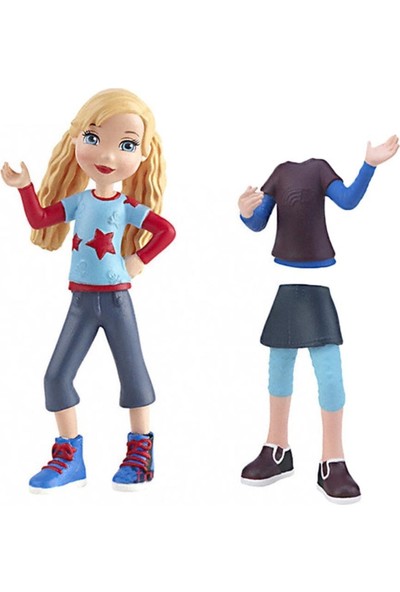 Nickelodeon 2'li Icarly Fashion Switch Carly ve Sam - Icarly Moda Giysileri - Değiştirilebilir Giysiler