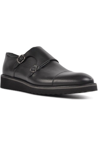 Fosco Siyah Deri Erkek Klasik Ayakkabı