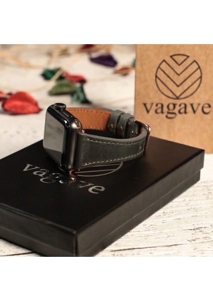 Apple Watch Uyumlu Kadın Crazy Deri Kordon 38 40 41 mm modelleri