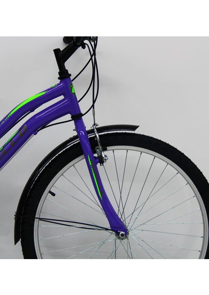 Bisiklet 2650 Model 26 Jant Bisiklet Şehir Bisikleti Çamurluklu Sepetli Model