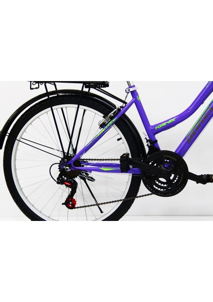 Bisiklet 2650 Model 26 Jant Bisiklet Şehir Bisikleti Çamurluklu Sepetli Model