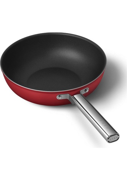 SMEG Cookware 50'S Style Kırmızı WOK Tava 30 cm