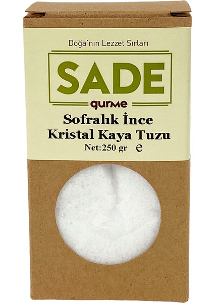 Sofralık Ince Kristal Kaya Tuzu 250GR.