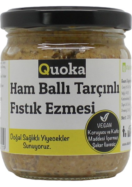 Ham Ballı Tarçınlı Fıstık Ezmesi 200 gr