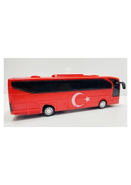 Can-Em Oyuncak Sürtmeli Türk Bayraklı Otobüs