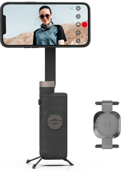 S1 Explorerkit Akıllı Telefon Görüntü Sabitleyici Gimbal ve Tripod (Siyah) indirimleri