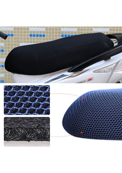 Su Geçirmez Motosiklet Güneş Koruma Koltuk Örtüsü (Siyah) (Yurt Dışından)