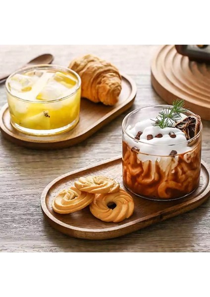 Ceviz Renginde Ahşap Çay Kahve Pasta Sunum Tepsisi Ovalahşapceviztepsi fiyatları